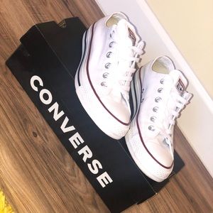 **Sold locally.**White Converse